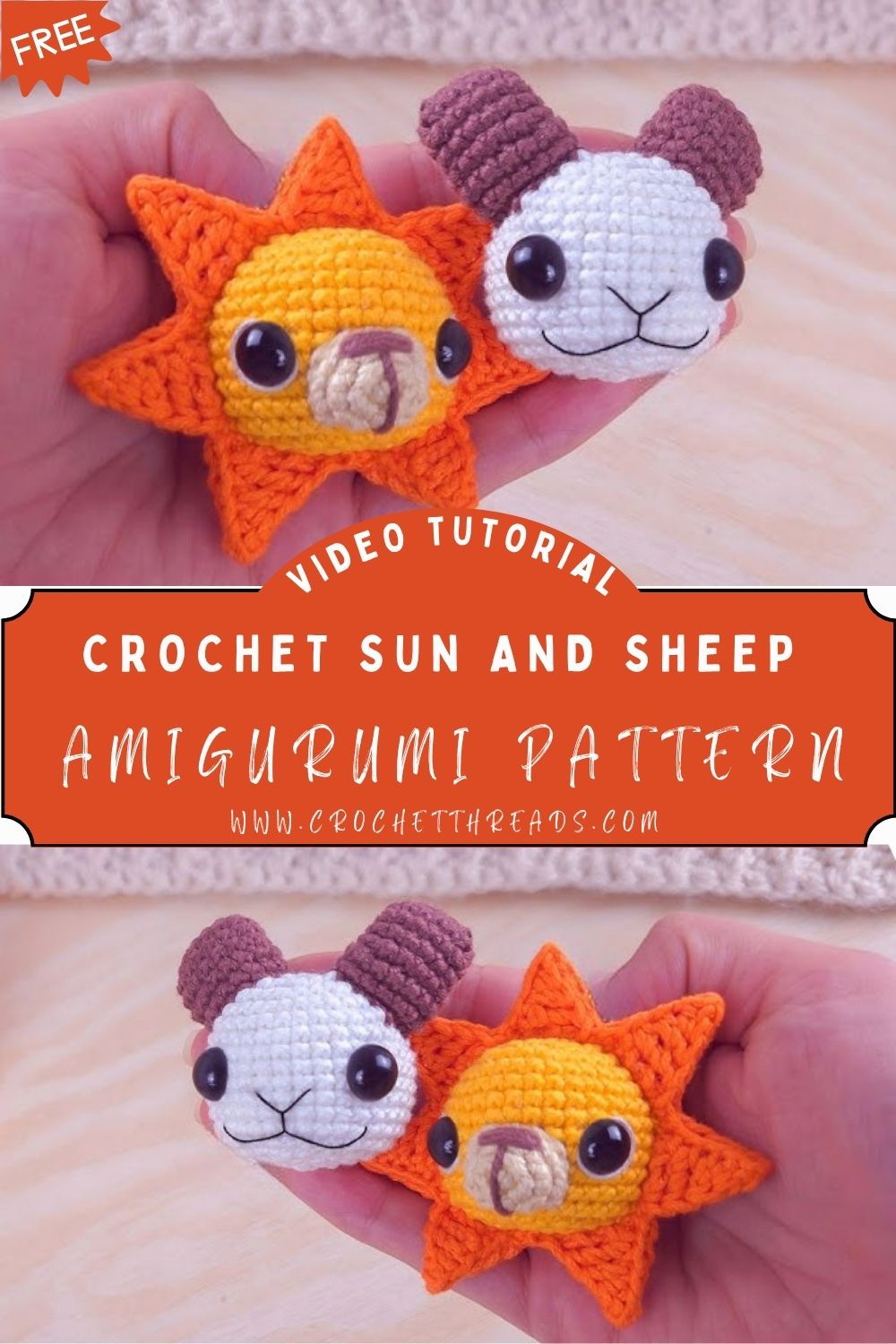 Exceptional Crochet Sun and Sheep Plush Amigurumi Pattern for Beginners