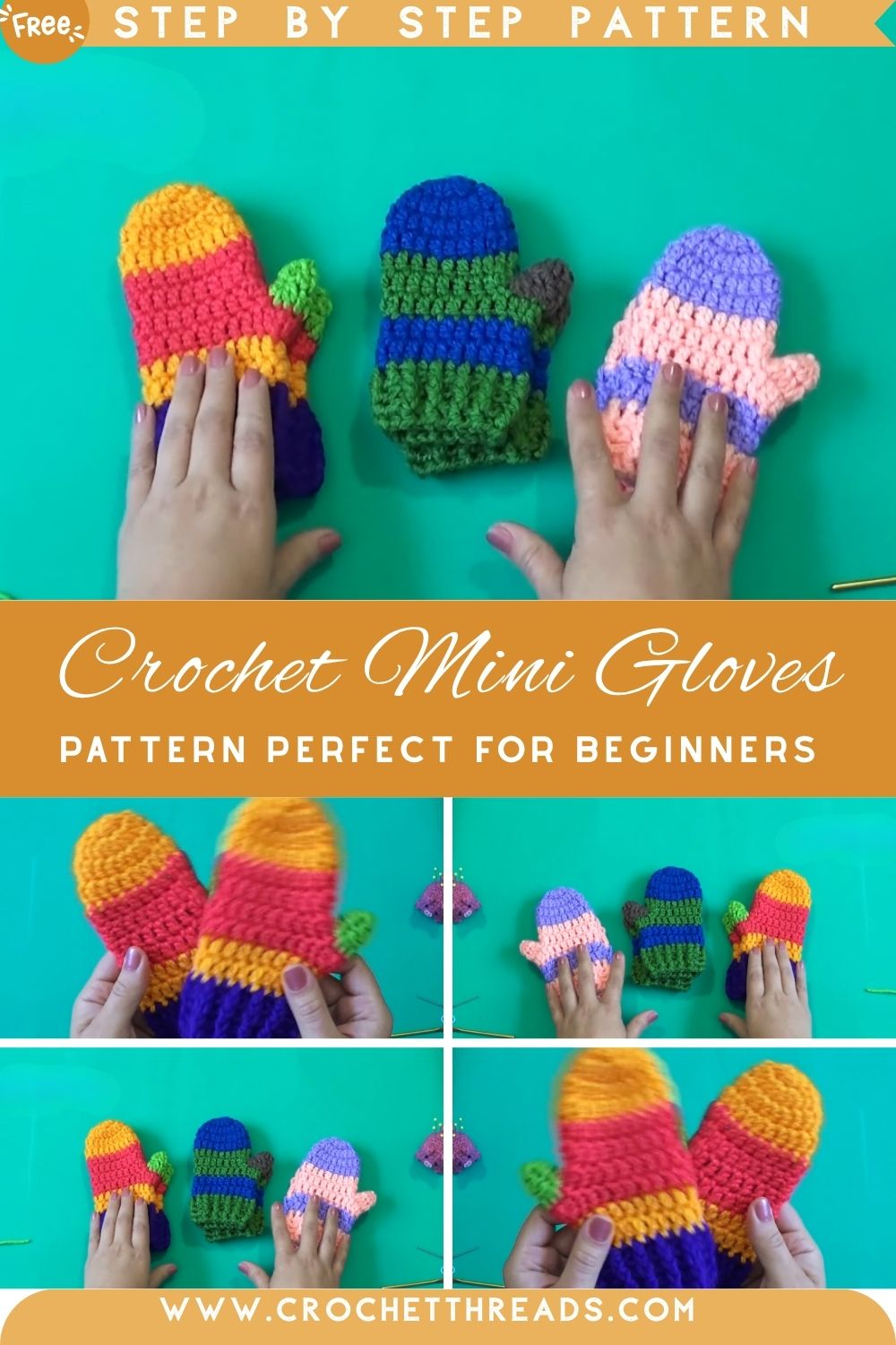 Blissful Crochet Mini Gloves Pattern Perfect for Beginners