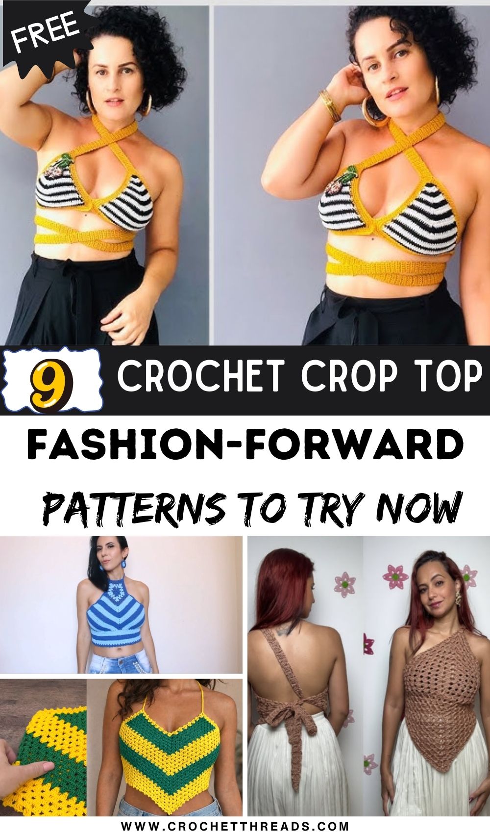 Fashion-Forward Asymmetrical Crochet Crop Top Patterns to Try Now