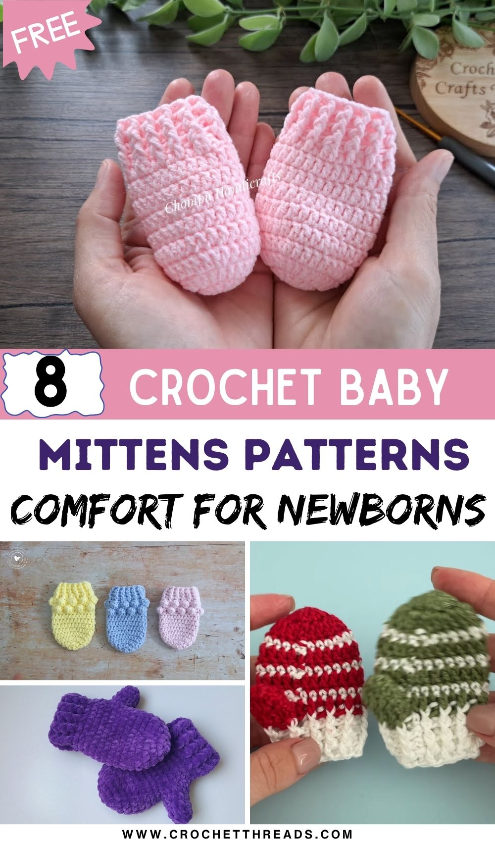 Free Crochet Baby Mittens Patterns Comfort for Newborns