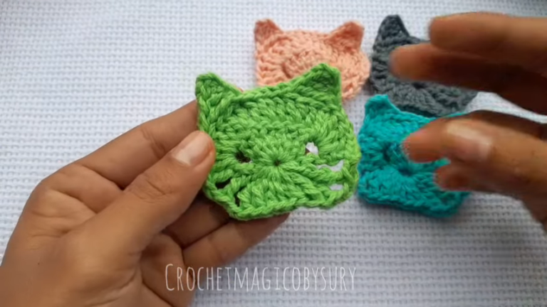 Easy Crochet Granny Square Cat Cute Amigurumi Patterns to Try