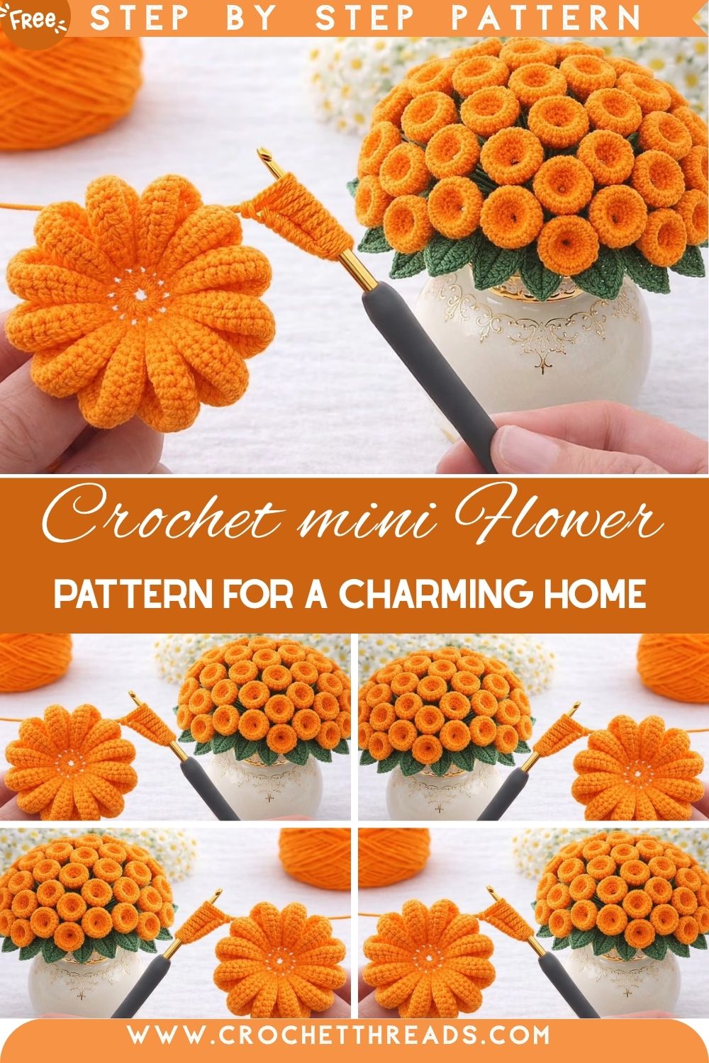Outstanding Crochet mini Flower Pattern for a Charming Home