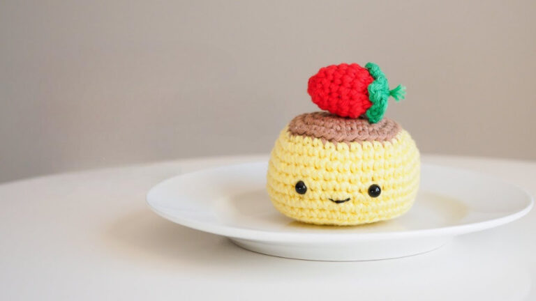Sweet Treat Crochet Pudding Amigurumi Fun Dessert-Inspired Craft