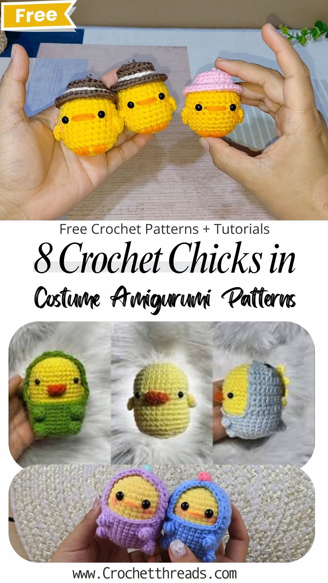 Easy Crochet Chicks in Costume Amigurumi Patterns You Need to Try
