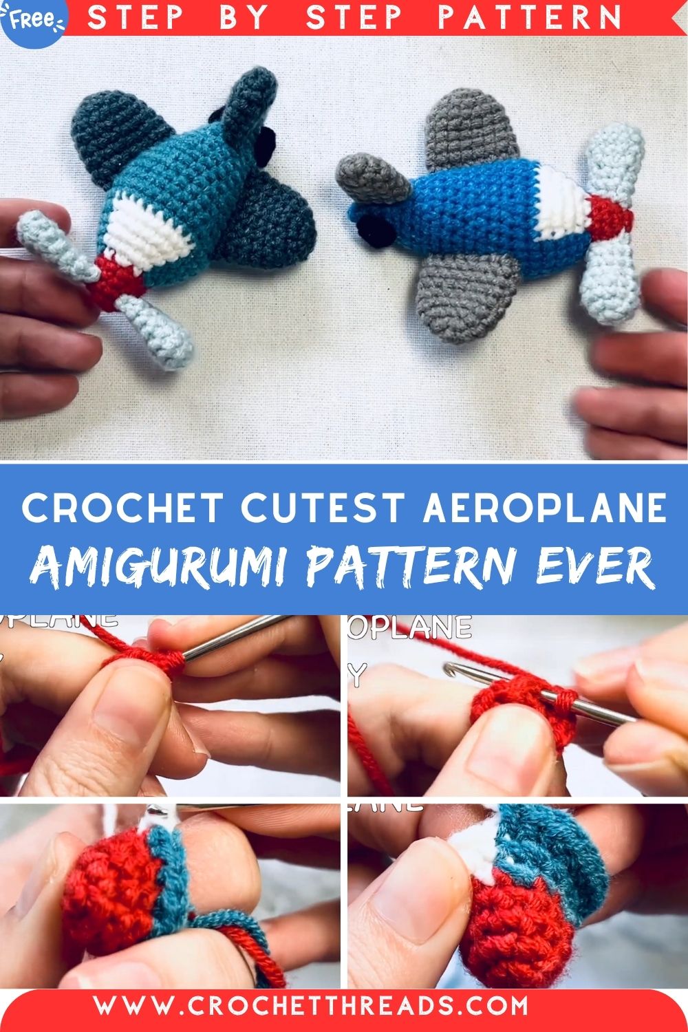 Fabulous Crochet Cutest Aeroplane Amigurumi Pattern Ever