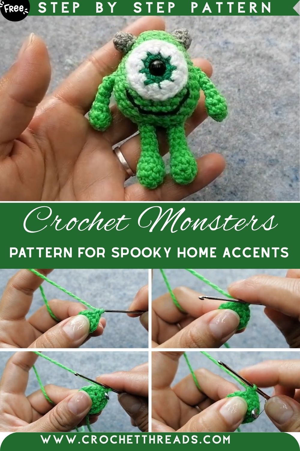 Flawless Crochet Monsters Amigurumi Pattern for Spooky Home Accents