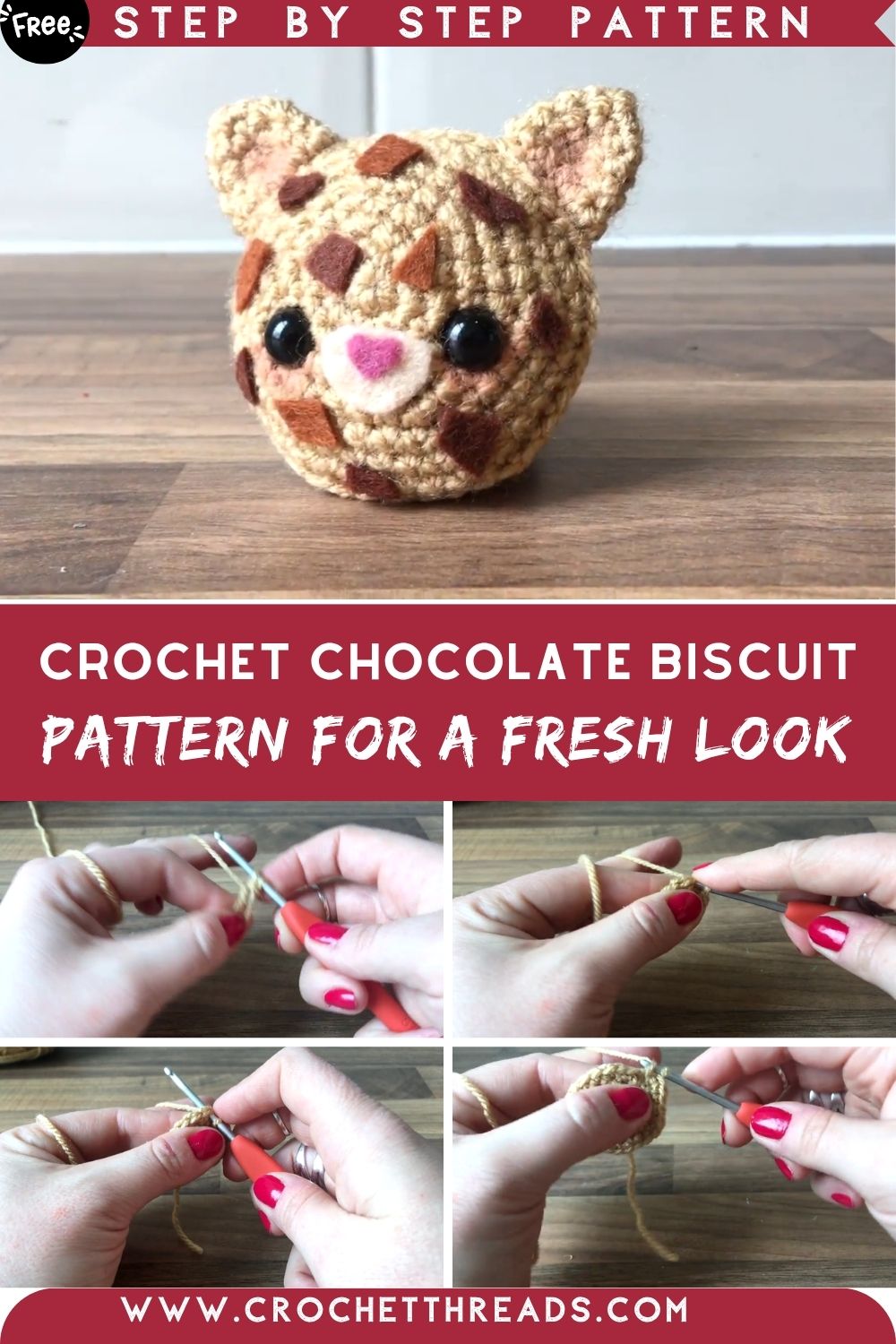 Graceful Crochet Chocolate Biscuit Amigurumi Pattern for a Fresh Look
