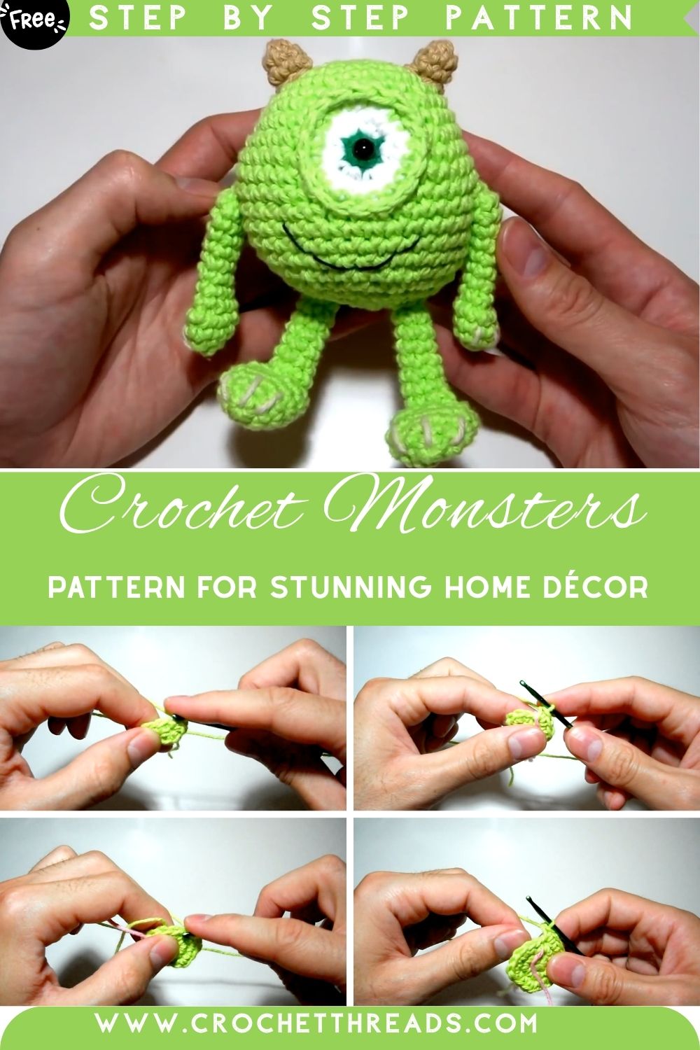 How to Crochet Monsters Amigurumi Pattern for Stunning Home Décor