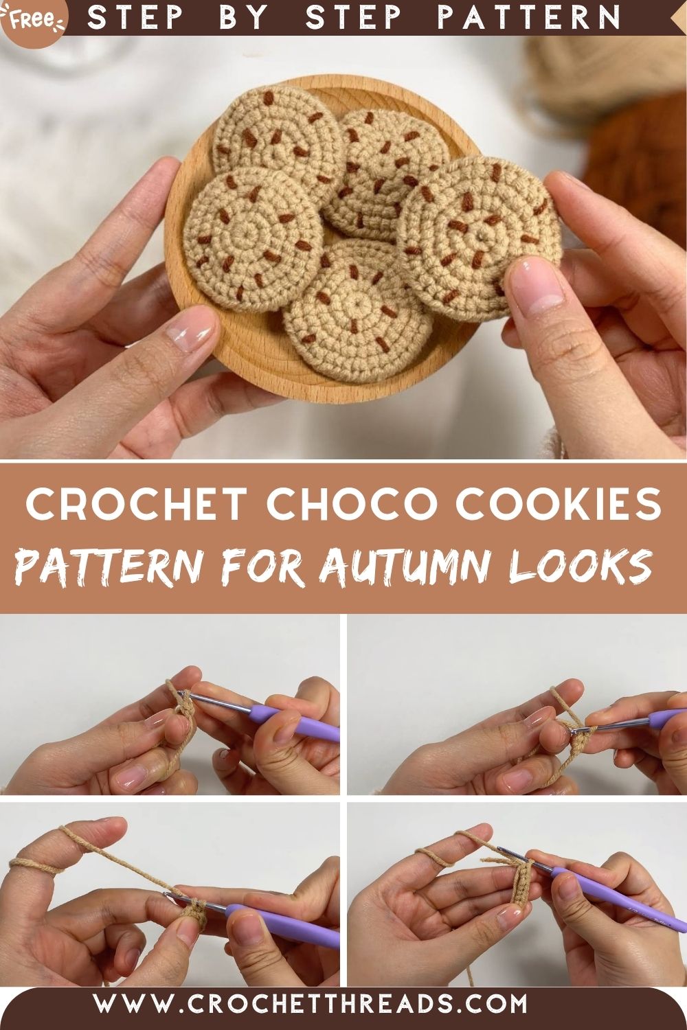 Polished Crochet Choco Cookies Amigurumi Pattern for Autumn Looks