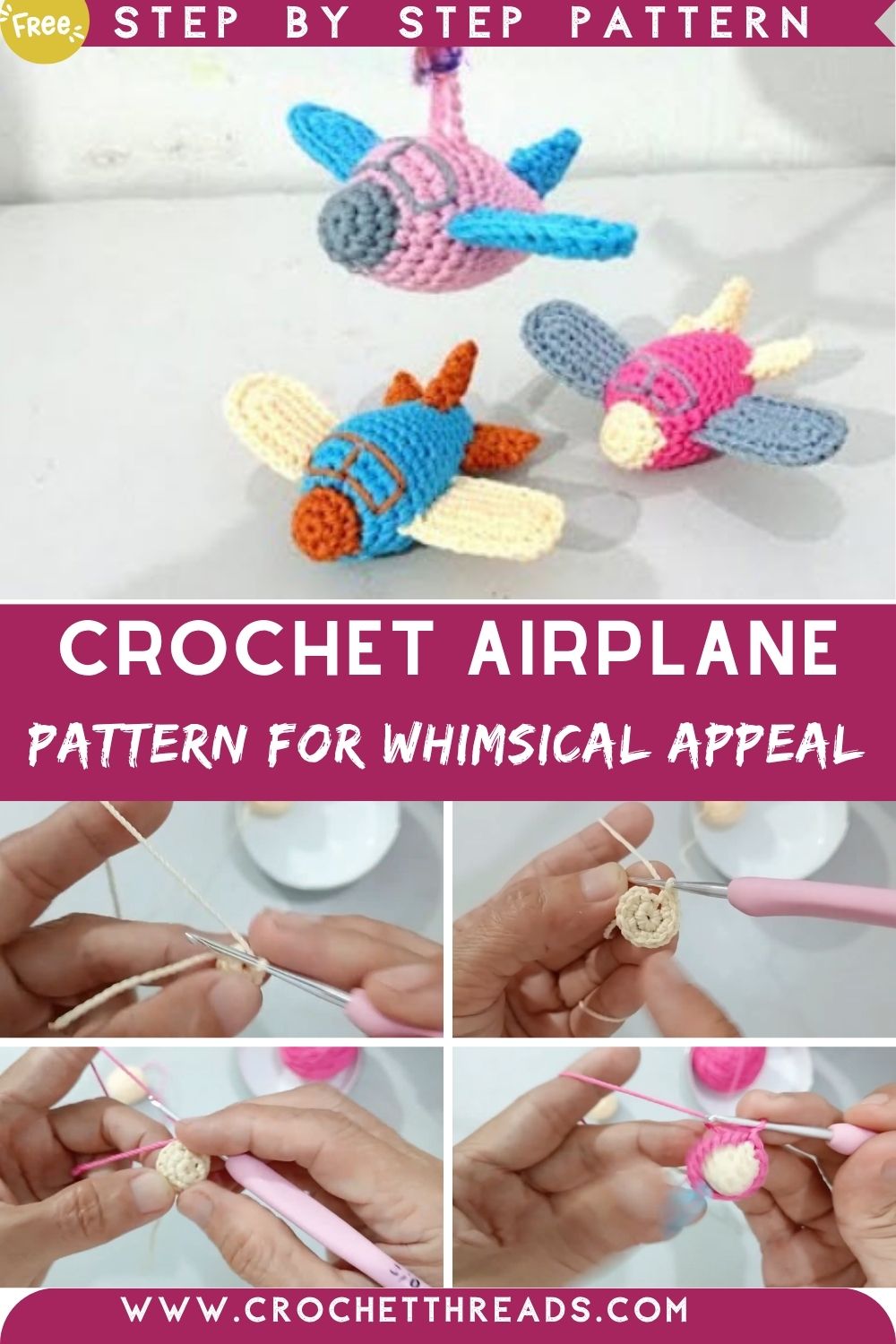 Powerful Crochet Airplane Amigurumi Pattern for Whimsical Appeal