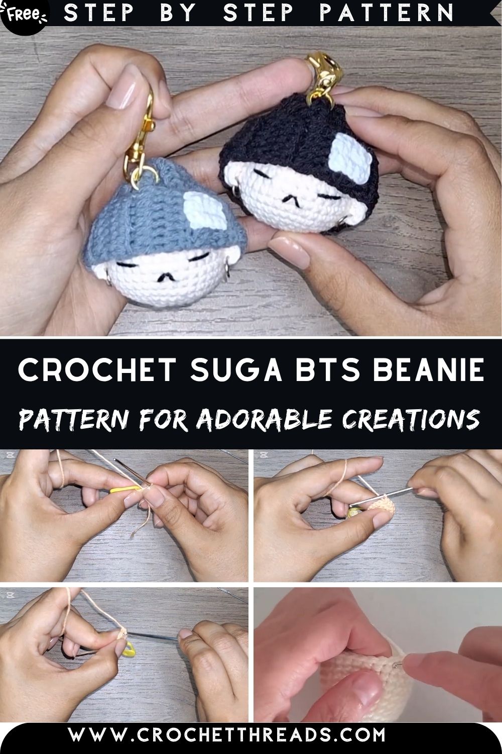 Precious Crochet Suga Bts Beanie Amigurumi Pattern for Adorable Creations