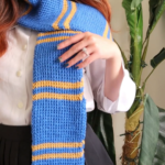 Quick Crochet Gryffindor Scarf Patterns DIY for Harry Potter Fans