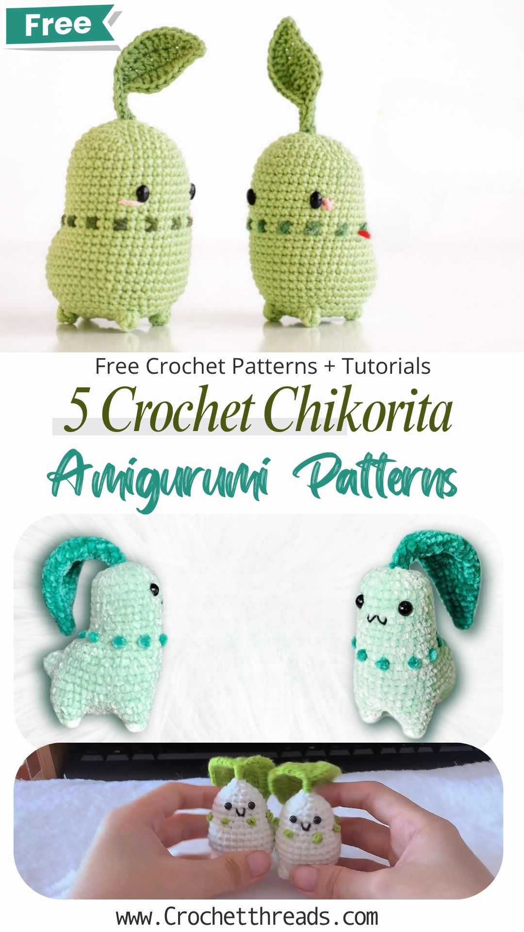 Ultimate Collection of Crochet Chikorita Amigurumi Patterns for Pokémon Fans