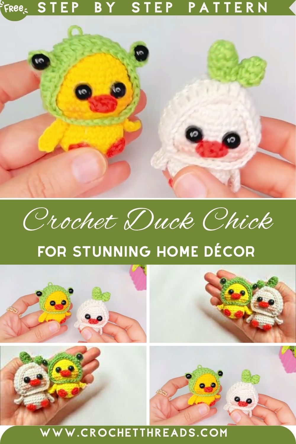 Vibrant Crochet Duck Chick Pattern for Stunning Home Décor