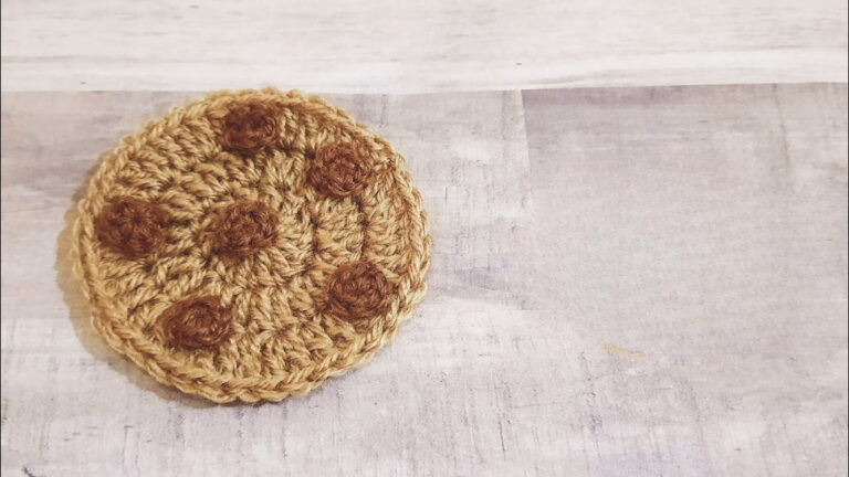 Crochet Chocolate Chip Cookie Patterns Amigurumi Food Plushie