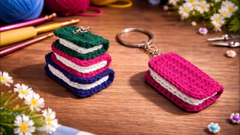 Ultimate Crochet Book Keychain Collection for Crochet Lovers