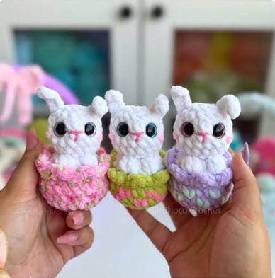 Cutest Crochet Easter Bunnies Ever Amigurumi FreePattern