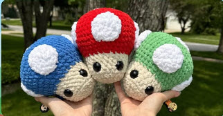 Crochet Mushroom Amigurumi Pattern for Cozy Handmade Decor
