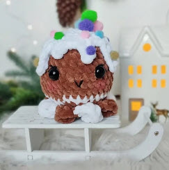 Adorable Crochet Gingerbread Amigurumi Pattern Free Holiday Toy