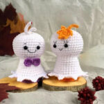 Crochet Little Ghosts Amigurumi Pattern For Home Decoration