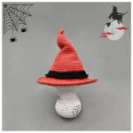 Easy Witch Hat Mushroom – Free Crochet Pattern