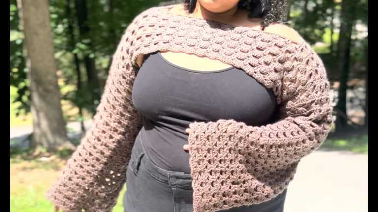 Crochet Flower Shrug The Prettiest Cover-Up That Goes with Everything 