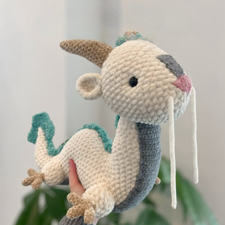 Handmade Crochet Spirit Dragon – Free Amigurumi Pattern