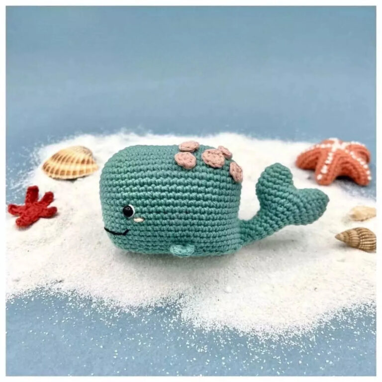 Easy Crochet Whale Amigurumi – Free Pattern