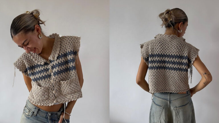 Brazilian Crochet Polo Shirt Patterns for Men, Women & Kids Collection