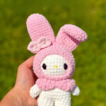 My Melody Crochet Plush | Kawaii Amigurumi Bunny