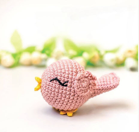 Precious Crochet Pink Bird Toy Amigurumi Pattern