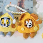 Free Crochet Cat and Mouse Keychain Pattern for Bag Charms