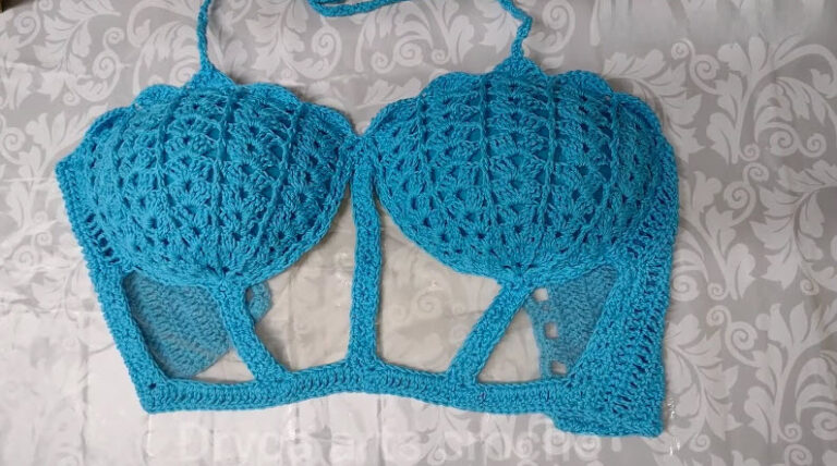 Crochet Cropped Top Pattern for Summer Wear