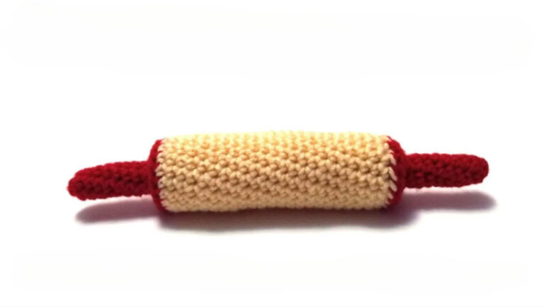 Crochet Rolling Pin Kitchen Prop Easy Pattern