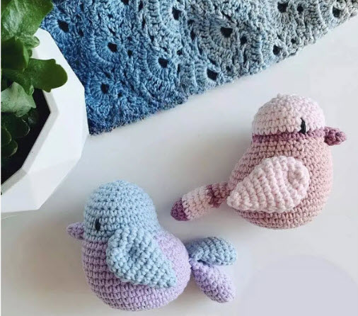 Crochet Little Bird Amigurumi Pattern Toy