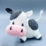 Crochet Dairy Cow Amigurumi Pattern for Newborn