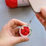 Crochet Watermelon Keychain Amigurumi Pattern for Handmade Gifts