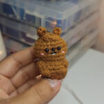 Crochet Quokka Keychain Amigurumi Pattern for Beginners