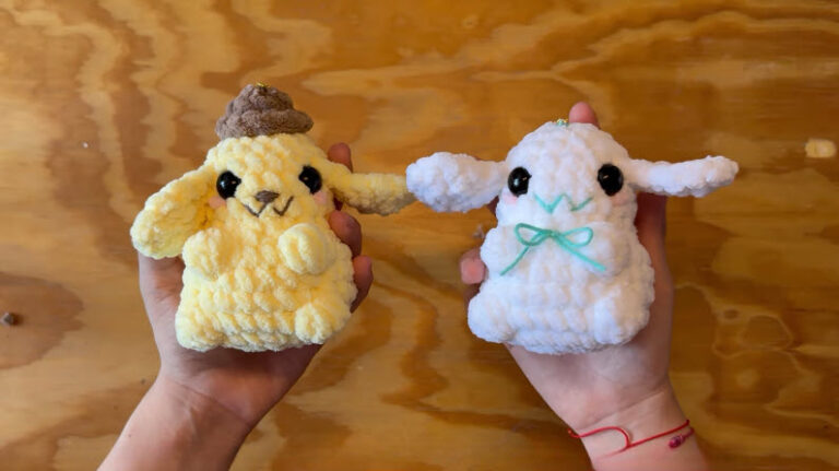 Crochet Baby Lamb Amigurumi Pattern Toy