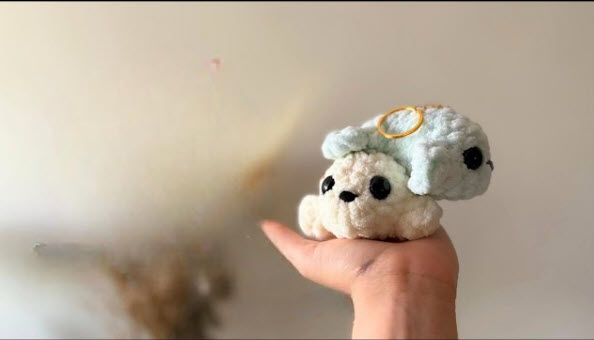 Crochet Baby Seal Keychain Amigurumi Pattern for Everyday Charm