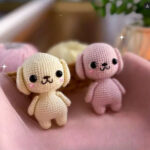 Crochet Puppy Amigurumi Pattern with Floppy Ear Details