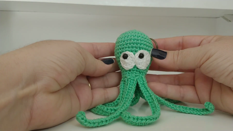 Crochet Octopus Keychain Amigurumi Pattern for Trendy Appeal