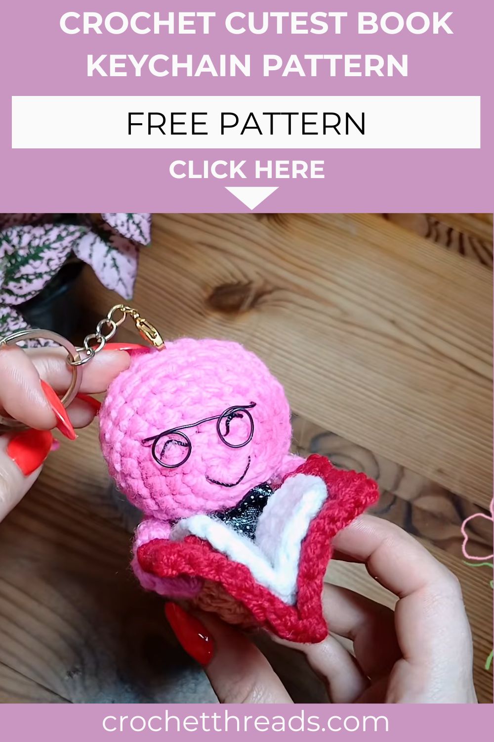 Crochet Cutest Book Keychain Pattern for Great Results