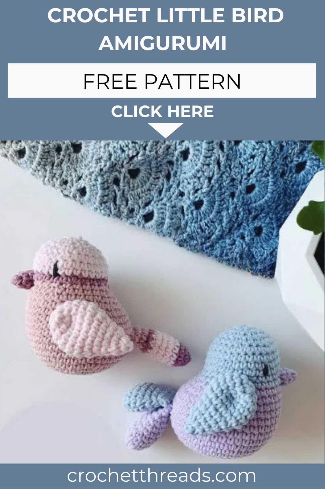 Crochet Little Bird Amigurumi Pattern Toy