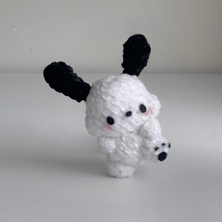 Crochet Pochacco Amigurumi Plush – The Perfect Kawaii Companion