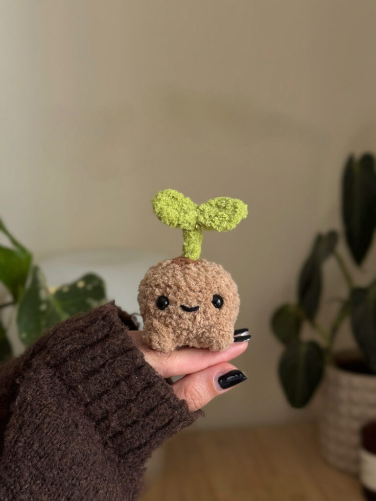 Easy Crochet Tiny Sprout Amigurumi Plush Pattern