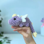 Handmade Crochet Sleeping Dragon Amigurumi Pattern