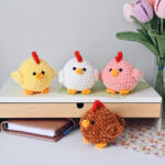 Kawaii Crochet Chicken Amigurumi Plush Toy Pattern