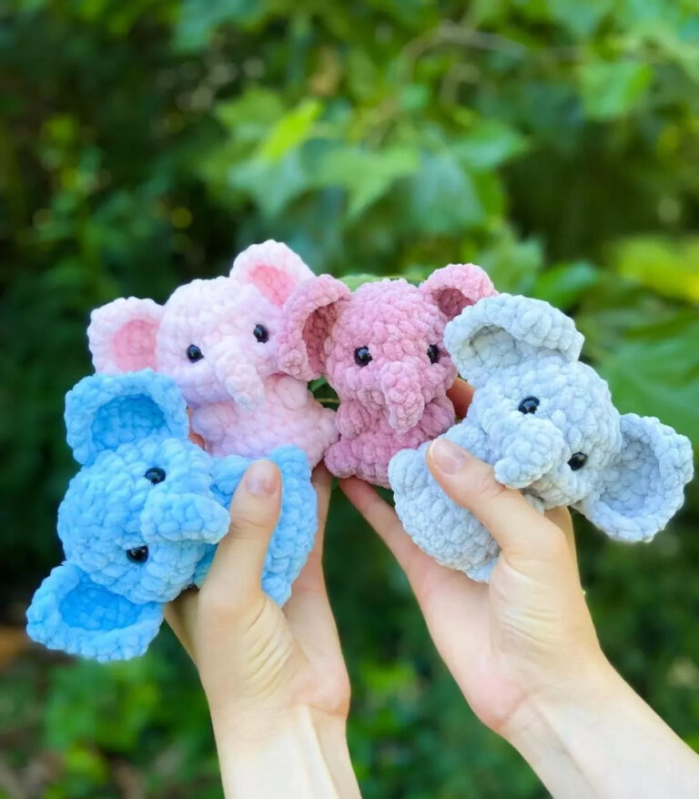 Soft & Cuddly Crochet Elephant Amigurumi Pattern