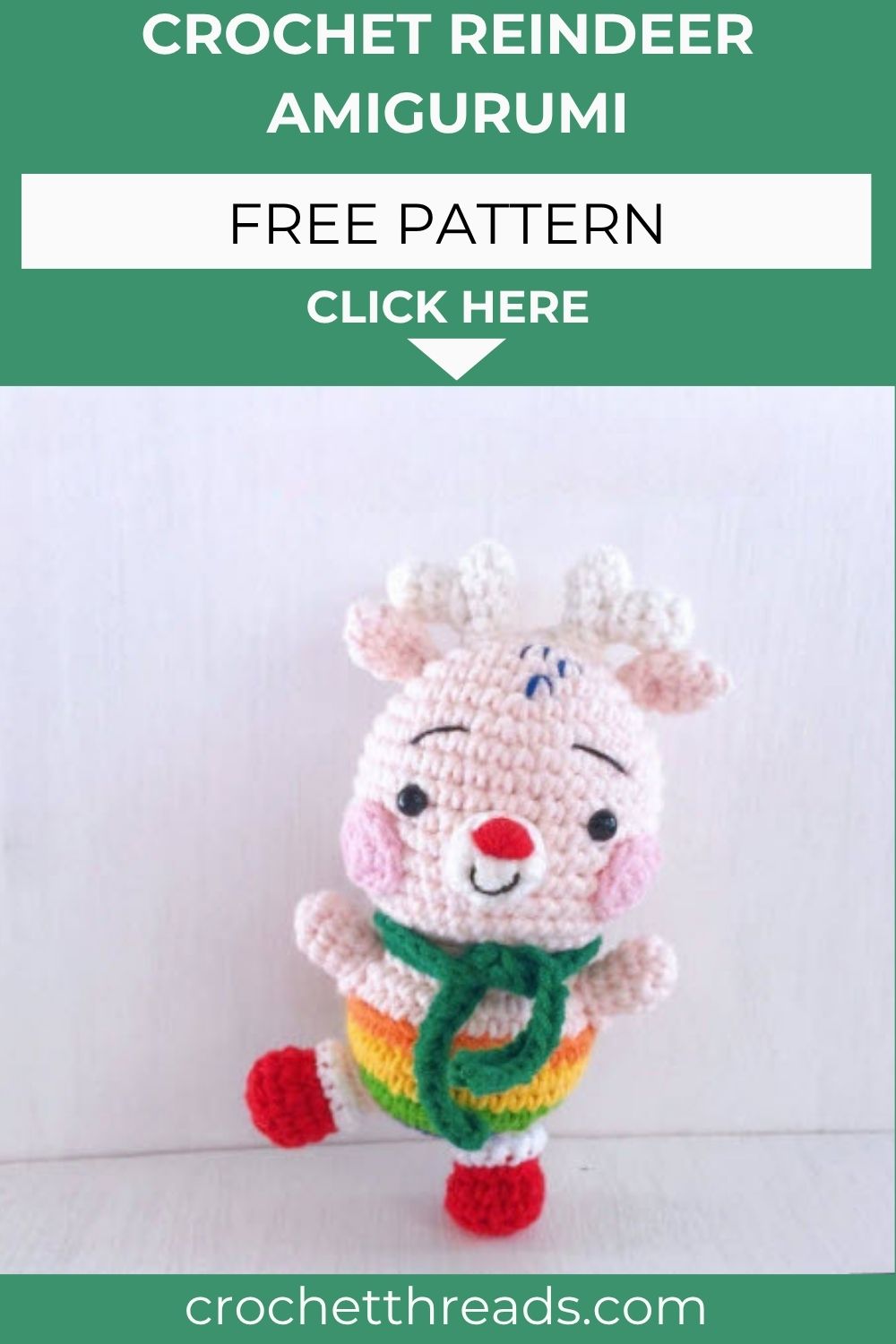 Wondrous Crochet Reindeer Amigurumi Pattern Festive Winter Toy